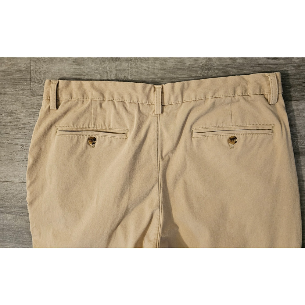 Club Room Mens Pants Khaki Flat Front Stretch 36 X 30 - Picture 5 of 5